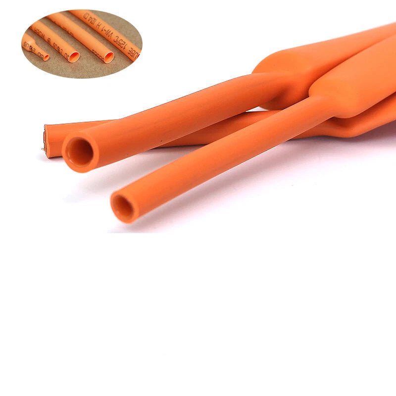 Orange Heat Shrink Tubing φ1mm–φ50mm | 2:1 & 3:1 Ratio | Wire & Cable Insulation - HomeDIYer