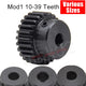 Mod1 Steel Pinion Gear Spur Gears 10-39 Teeth 4-20mm Bore With Screw Hardened
