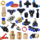 4- 16mm Nylon Pneumatic Push Fit Connector Tube Pipe Joiner Air Water Lines Hose