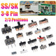 Miniature Slide Switch SS SK Series — 2/3 Position, 3–8 Pin Toggle Switches