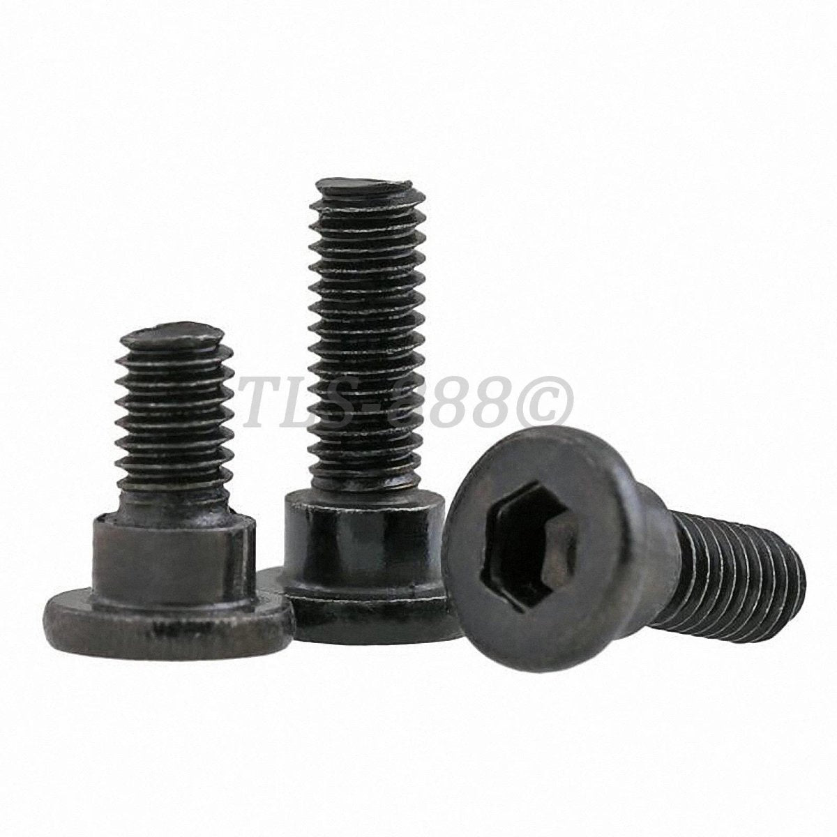 M2.5 M3 Hex Socket Shoulder Screws — Step Positioning Bolts, Grade 12.9 - HomeDIYer