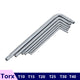 Torx Screwdriver L Type Key Security Tamperproof Wrench T10 - T40 Hand Tool
