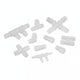 4-Way Plastic Hose Joiner — Pipe Connector for Water, Oil, Gas, Air & Vacuum