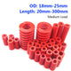 Compression Die Mould Spring Medium Load TM Red OD 18mm-25mm Length 20mm-300mm
