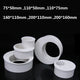 50mm-160mm PVC Pipe Eccentric Reducing Bushing Fittings Connector Joints White