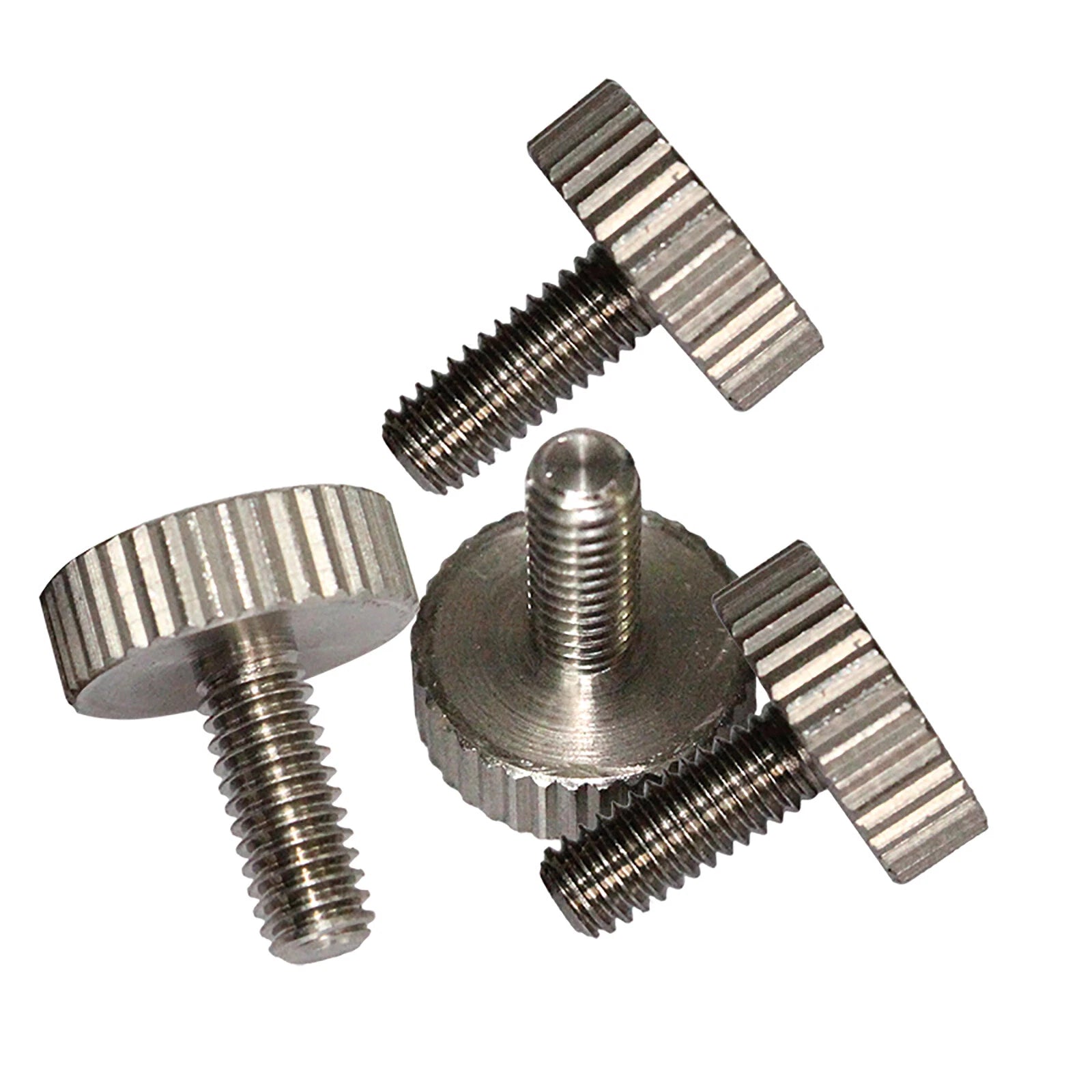 Flat Head Knurled Thumb Screws Stainless Steel M3 M4 Thumbscrews 5mm~12mm Long