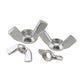 3/16" 1/4" 5/16" 3/8" BSW Bright Zinc Plated Wing Nuts Butterfly Nut Fit Screws