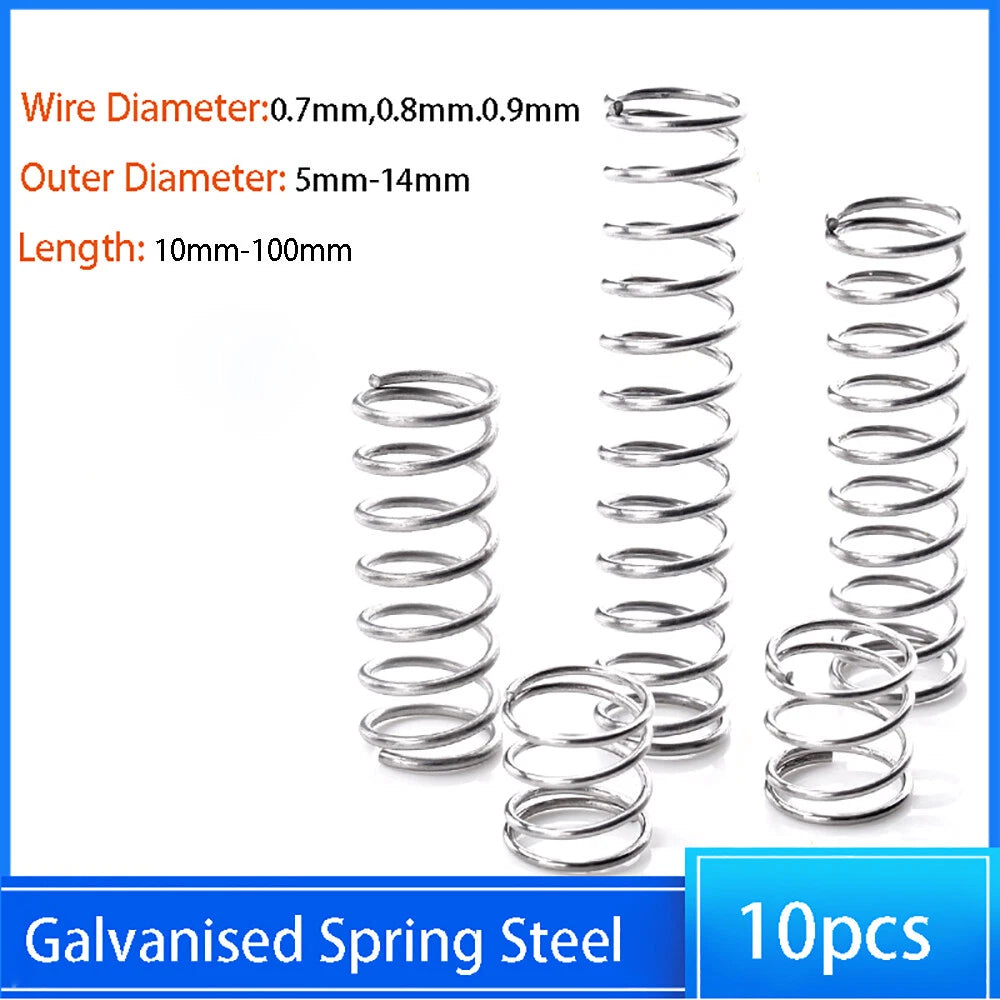 Compression Spring Various 0.6-0.8mm Diameter & 5-14mm Length Pressure Small