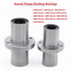 LMFC6LUU-60LUU Round Flange Router Shaft Linear Bushing Bearings Bore 6-60mm