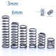 Compression Spring Wire Diameter 3mm 6mm Black Compression Pressure Small Spring