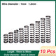 10Pcs Small Compression Spring Wire Diameter 1mm 1.2mm Spring Steel Long 10-50mm