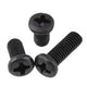 M5 Black Zinc Phillips Pan Head Machine Screws Carbon Steel Pozi Drive