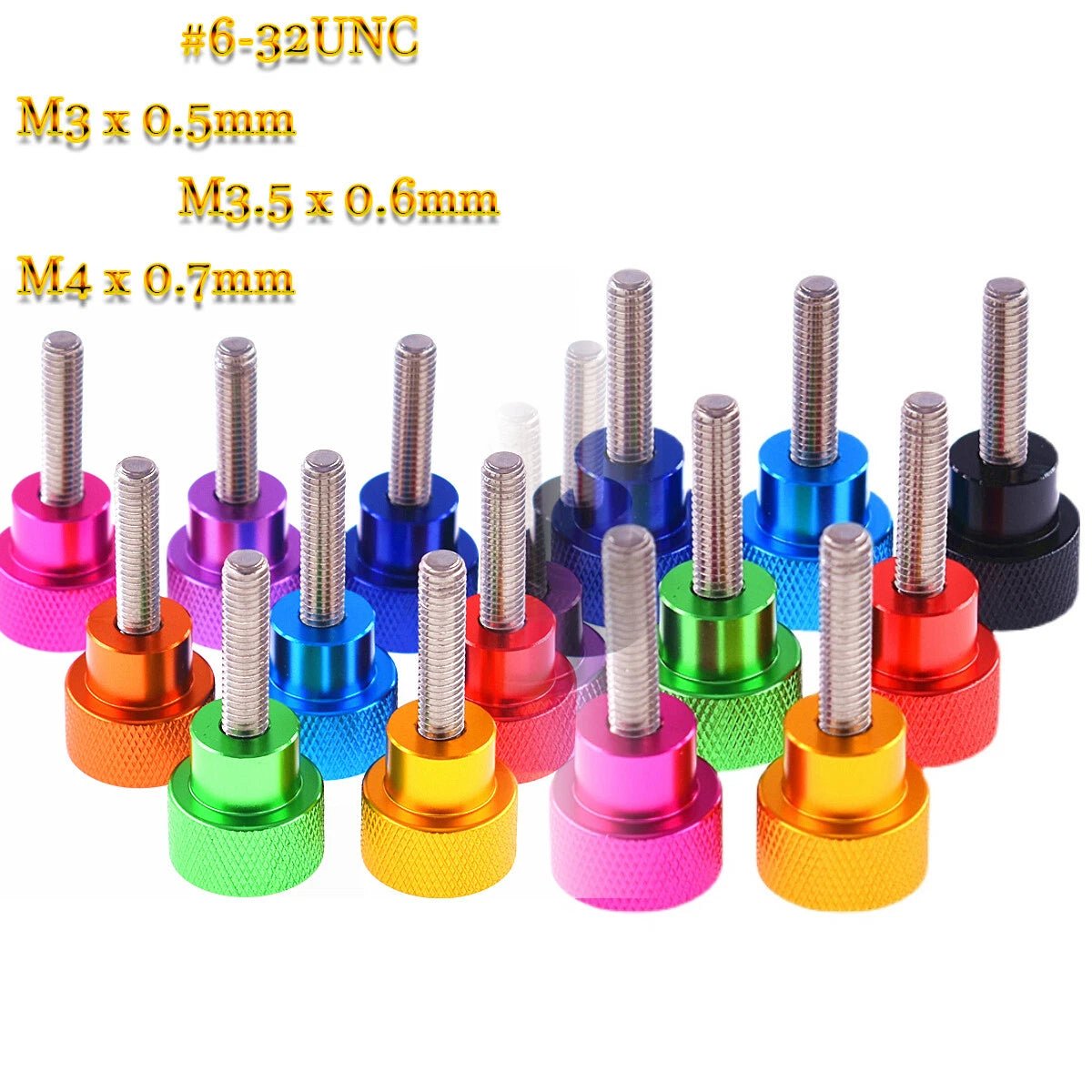 Alu Grip Knob Thumb Screws Knurled Fixing W⁄ Step Long 14 15mm Stainless DIY UNC - HomeDIYer
