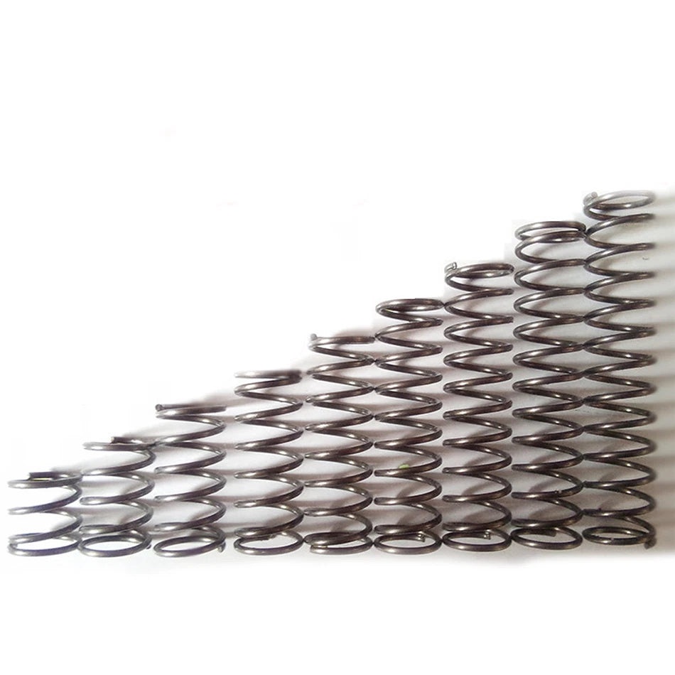 10pcs Spring Compression Spring Steel Wire Diameter 0.8mm 0.9mm Length 10mm-50mm