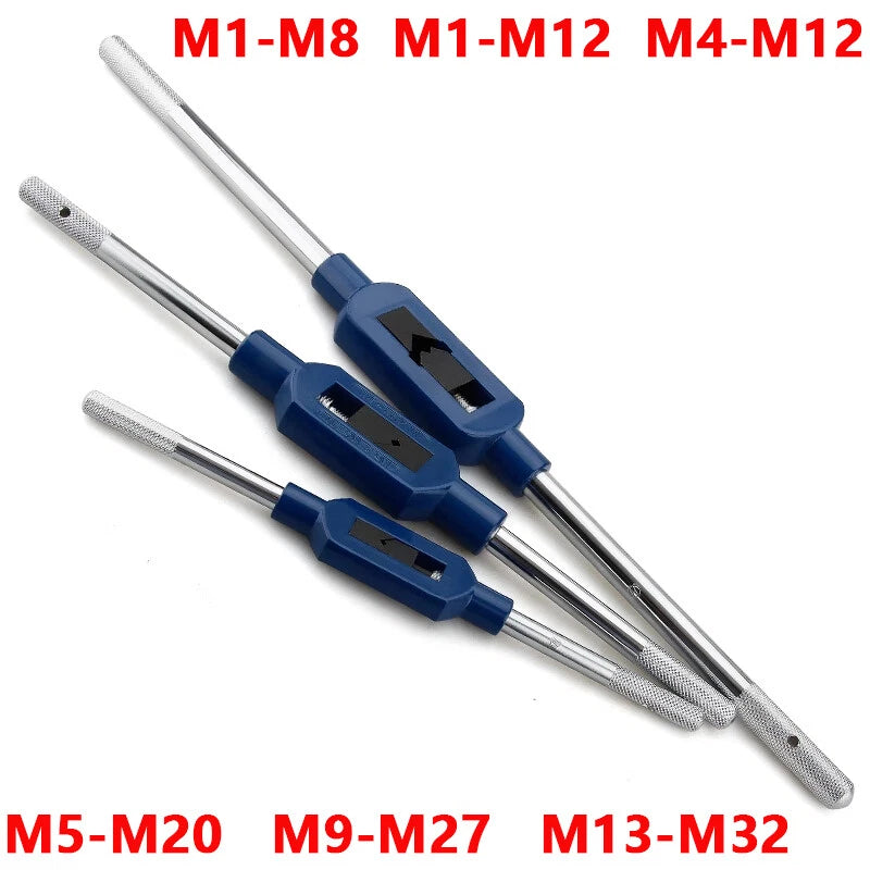 Tap Wrench Adjustable Bar Taps Holder Straight Reamer Tapping Wrench All Model