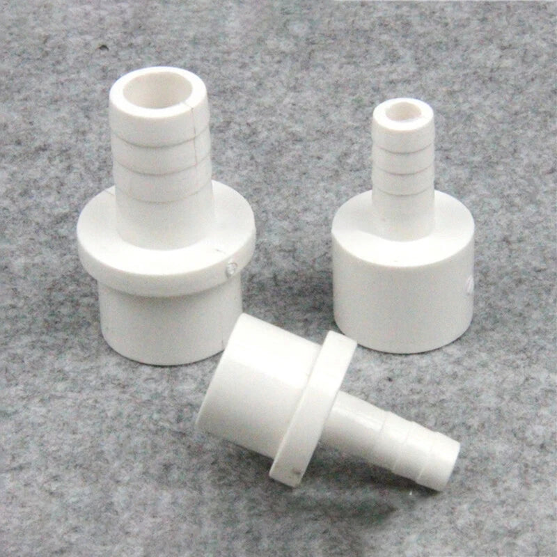 Pagoda 20mm 25mm PVC Barb Pipe Connector Fittings Adapter To Hose OD 8mm~16mm