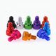 M6 x 8mm Grip Knob Bolt Knurled Thumb Screw Flat Thumb Screws Hand Tighten Screw