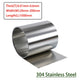 Stainless Steel Strip Roll 304 Metal Thin Plate Band Foil Sheet 20mm-300mm Width