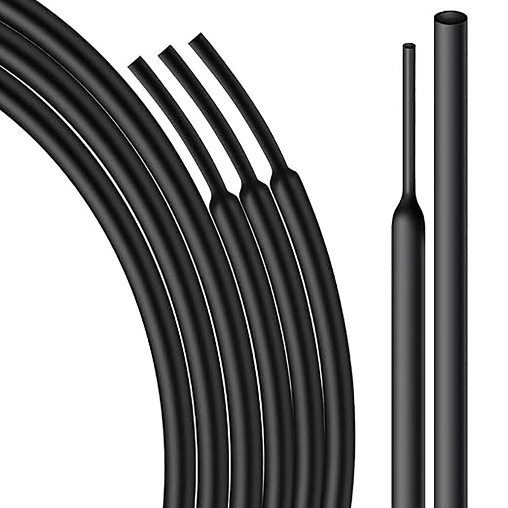 Black 2:1 Heat Shrink Tubing – Electrical Wire Sleeving & Cable Insulation