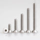 A2 304 Stainless Steel Countersunk Flat Head Hex Socket Machine Screws UNC UNF — #2-56 to 5/16-18, 3/16” to 2”
