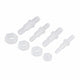 Plastic Bulkhead Fitting — Straight Hose Barb Threaded Connector with Nut