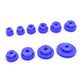 1/1.5/2/3 Mod Spur Gear Plastic Nylon Gear 10-60T Teeth Transmission Gear w/Step