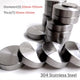 Stainless Steel Round Plate Sheet Disc 20mm-120mm Diameter 10mm-50mm Thickness