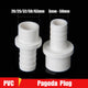 PVC Straight Pipe Connector — Hose Barb Adapter Fitting OD 20–63mm