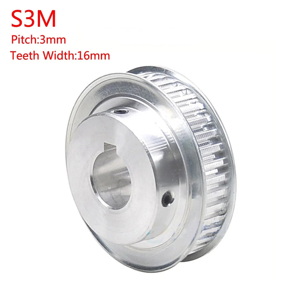 S3M 14-60T Timing Belt Pulley Pitch 3mm With Step/Keyway Drive Pulley Width 16mm