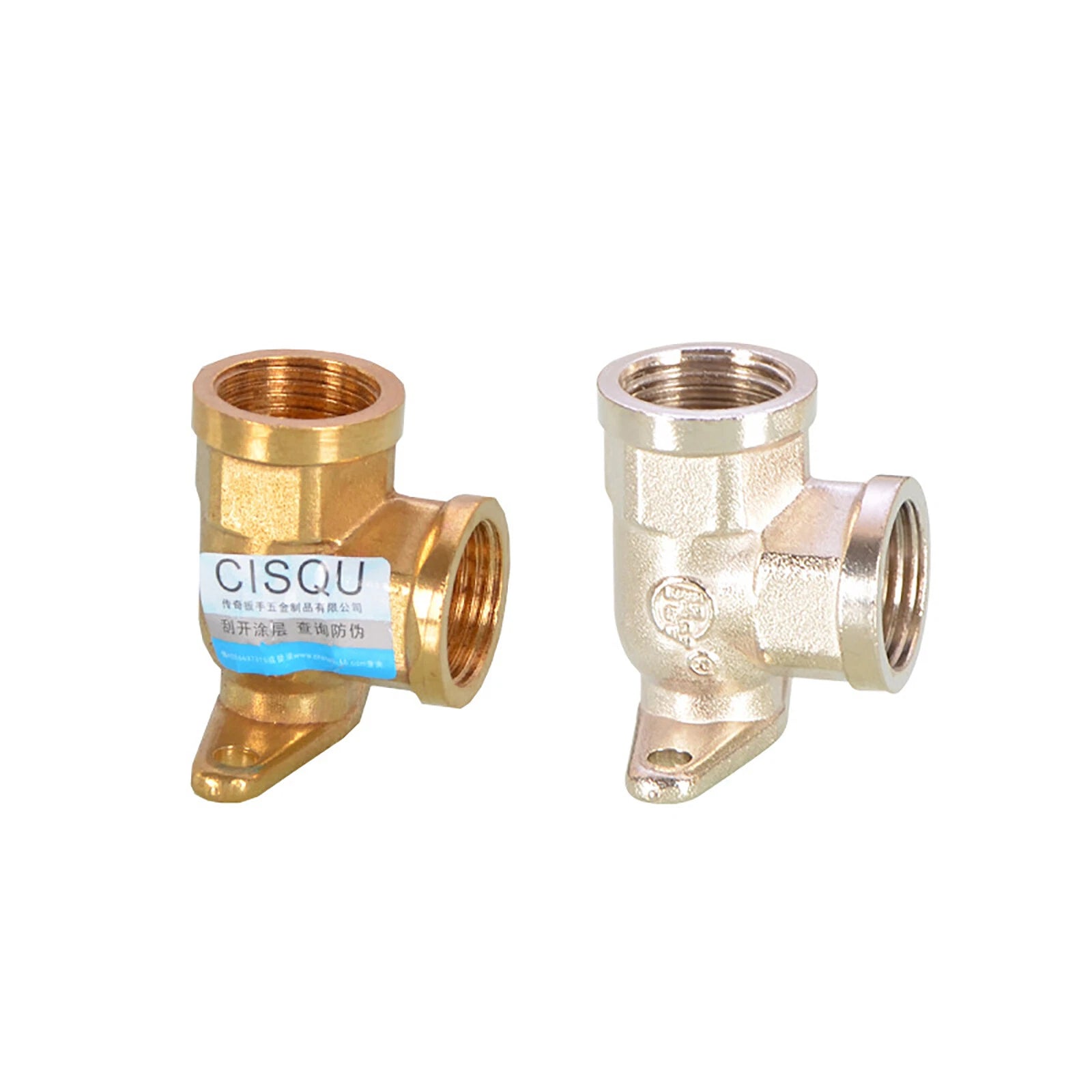 1/2" BSP Brass Wall Elbow Pipe Fitting | Female-Female & Female-Male Thread