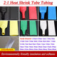 2:1 Heat Shrink Tubing – Wire & Cable Insulation Sleeve, Dia. 0.6mm–80mm, 600V/1KV