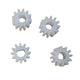 1012DF Mod 0.5 Plastic Spur Gear 12T for 3mm D-Shaft Motor RC Model Transmission