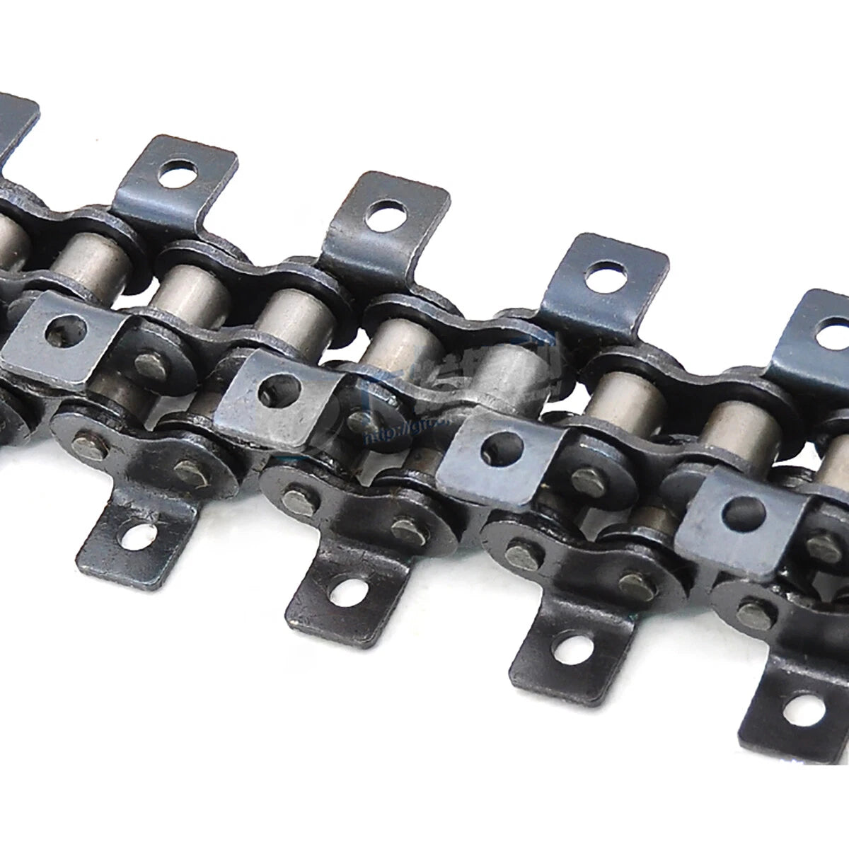 08B-1 Simplex Roller Chain With Double Bent Ears 12.7mm European Standard 1.524M