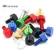 M6 Flat knurled Thumb Screws Computer Case Hand Grip Knob Bolts Aluminum Alloy