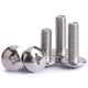 M3–M6 Nickel Plated Phillips Truss Head Machine Screws — Cross Drive Mushroom Head Bolts