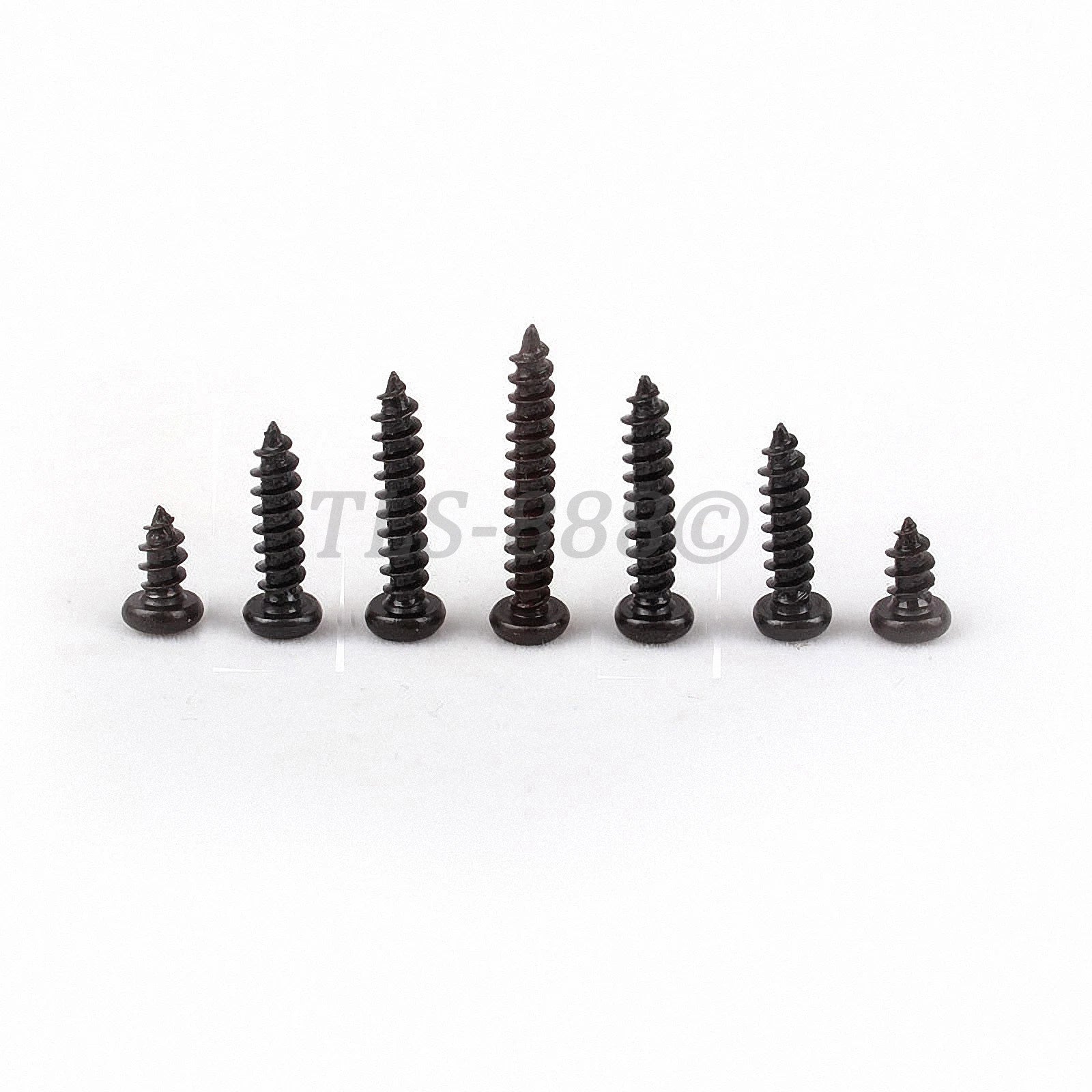 Phillips Pan Head Self Tapping Screws – M1 to M3, Zinc Black Steel
