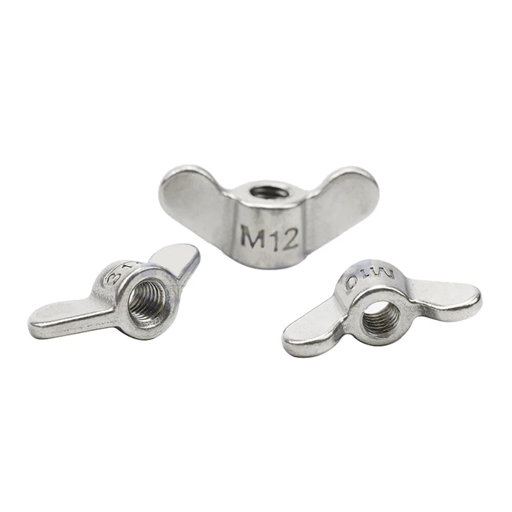 Wing Butterfly Nuts M6 M8 M10 M12 M14 M16 M20 To Bolts Screws A4 Stainless Steel