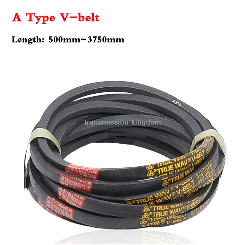 V-Belt A Type Triangle Belt — Sizes A-500 to A-3750 | Industrial & Agricultural