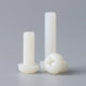 White Nylon Pan Head Phillips Machine Screws M4 M5 M6 — Non-Conductive PA66 Plastic Screws 6mm to 50mm