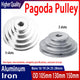 Aluminum A Type 5-3 Step Pagoda Pulley Wheel 150mm Outer Dia for Timing V-Belt