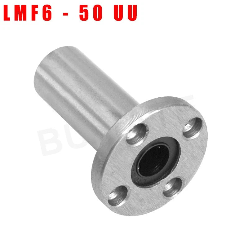 LMF6 - 50 UU Round Flange Router Shaft Linear Bushing Bearings for Machine
