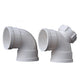 50 75 110 160 200mm PVC Drainage Pipe Equal 90° Elbow Connector Adapter Fittings