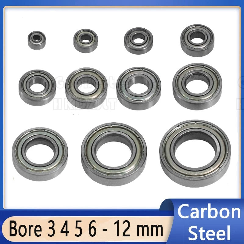 Miniature Ball Bearings Small Seal Micro Mini 3/4/5/6/7/8/9~12 mm Inner Dia