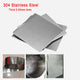 304 Stainless Steel Sheet Metal Plate | 0.05mm–3mm Thick | Cut-to-Size Panels