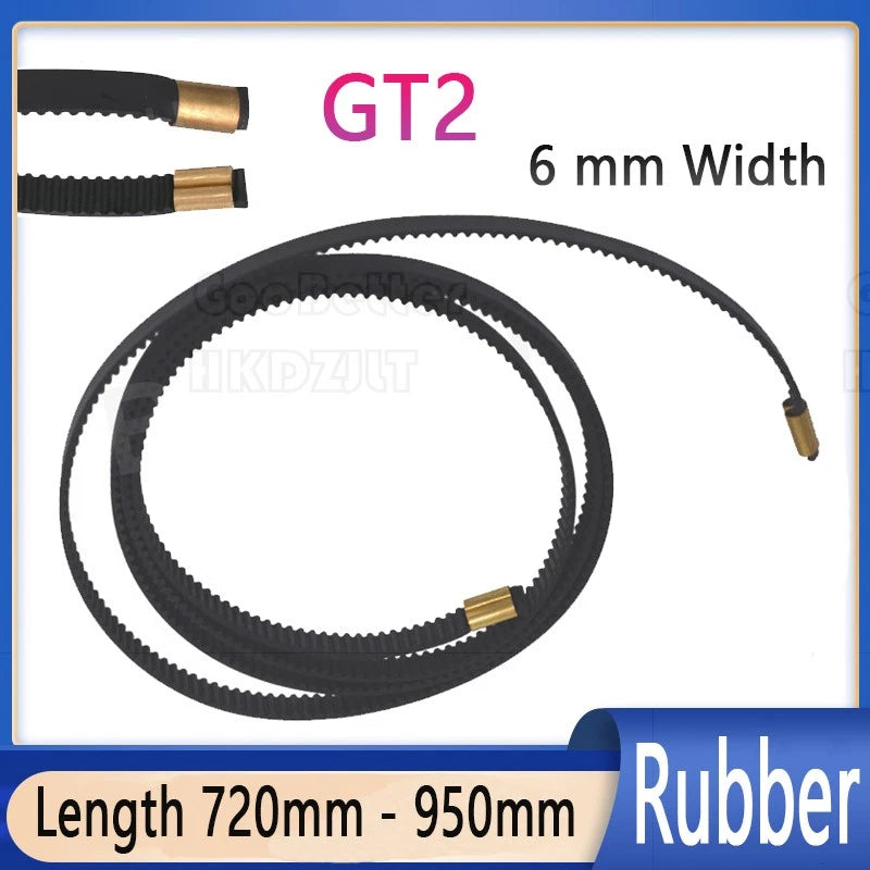 GT2 Timing Belt Replacement for Ender 3 / Ender 5 — 6 mm Width, X & Y Axis