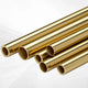 Brass Round Tube Pipe — OD 6–40mm, Wall 0.2–2mm, Length 300mm