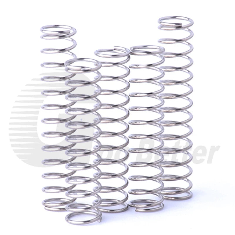 Compression Spring Stainless Steel 2mm WireDia 15-16mm OD Small Pressure Springs