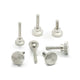 M2⁄M2.5 Thumb Screws Flared Shoulder Knurled Head Knob Bolts Stainless Steel