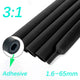 3:1 Ratio Adhesive Glue Lined Heat Shrink Tubing – Waterproof Black Heatshrink