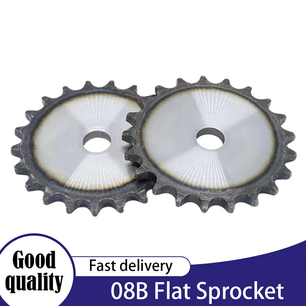 08B Chain Drive Flat Sprocket Chain Links Pitch 12.7mm 31-45 Tooth Roller Chain